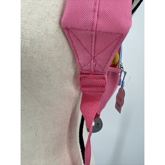 Wonder Nation Kids Backpack Adjustable Straps size L15" x W14" Pink Floral New - Picture 4 of 7